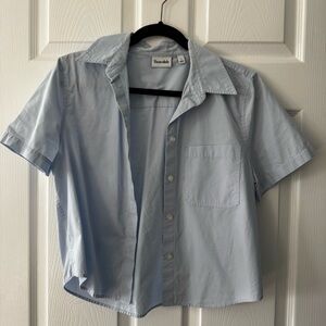 Sundeh Aritzia Button Down Crop Top